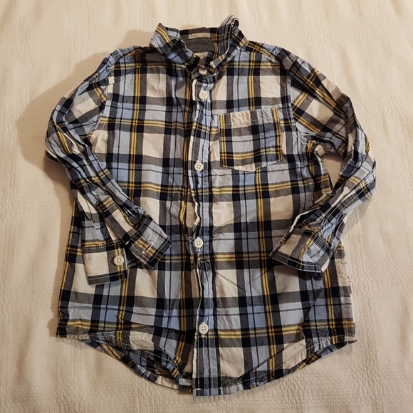 Gymboree boys size 3T button up plaid shirt - Picture 1 of 4